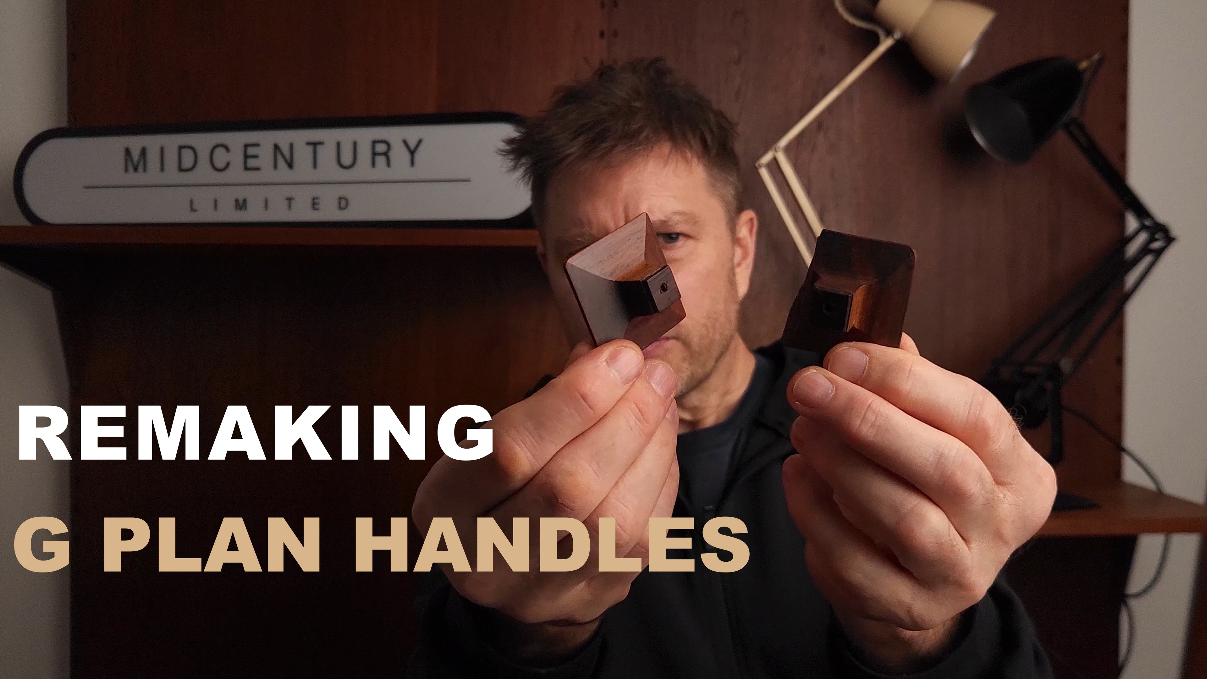 Making Replacement Handles for a G Plan Kofod Larsen Sideboard