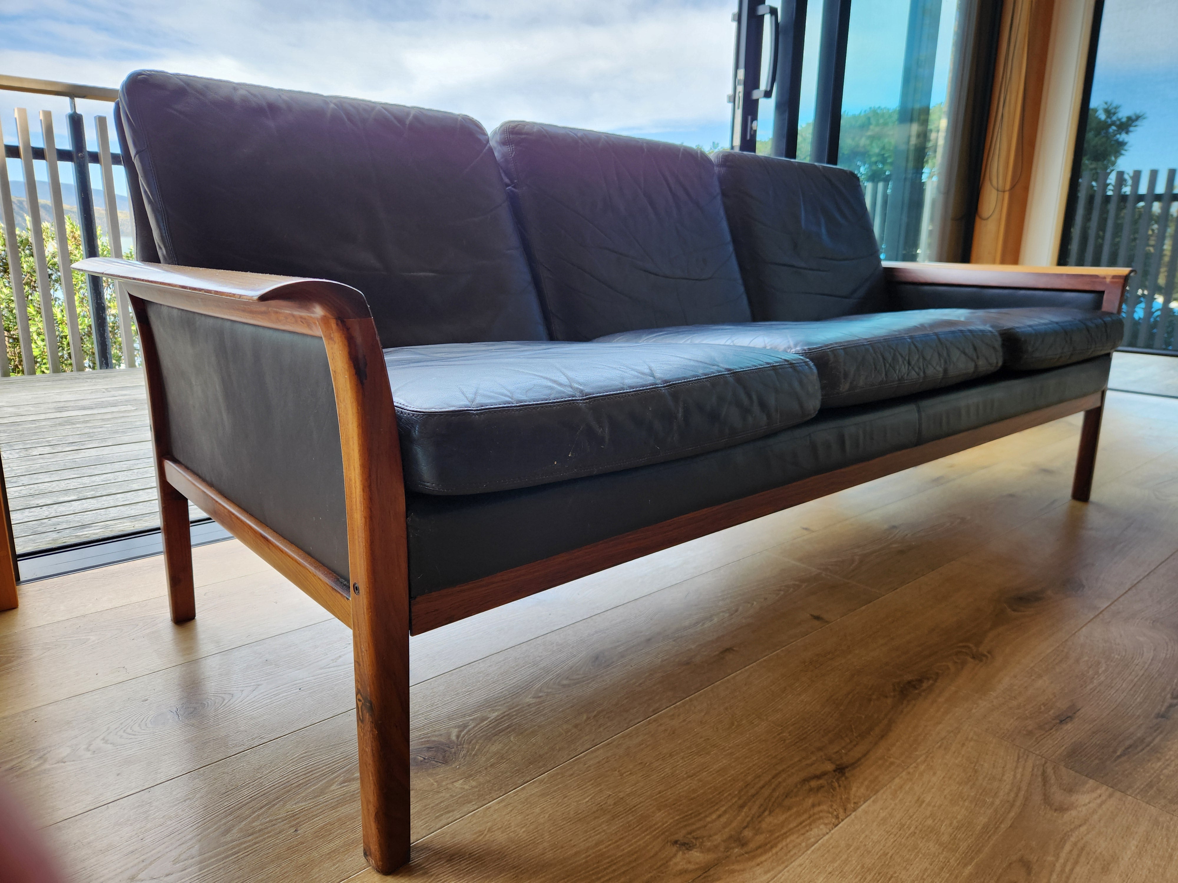 Mid Century Sofa. Side profile.