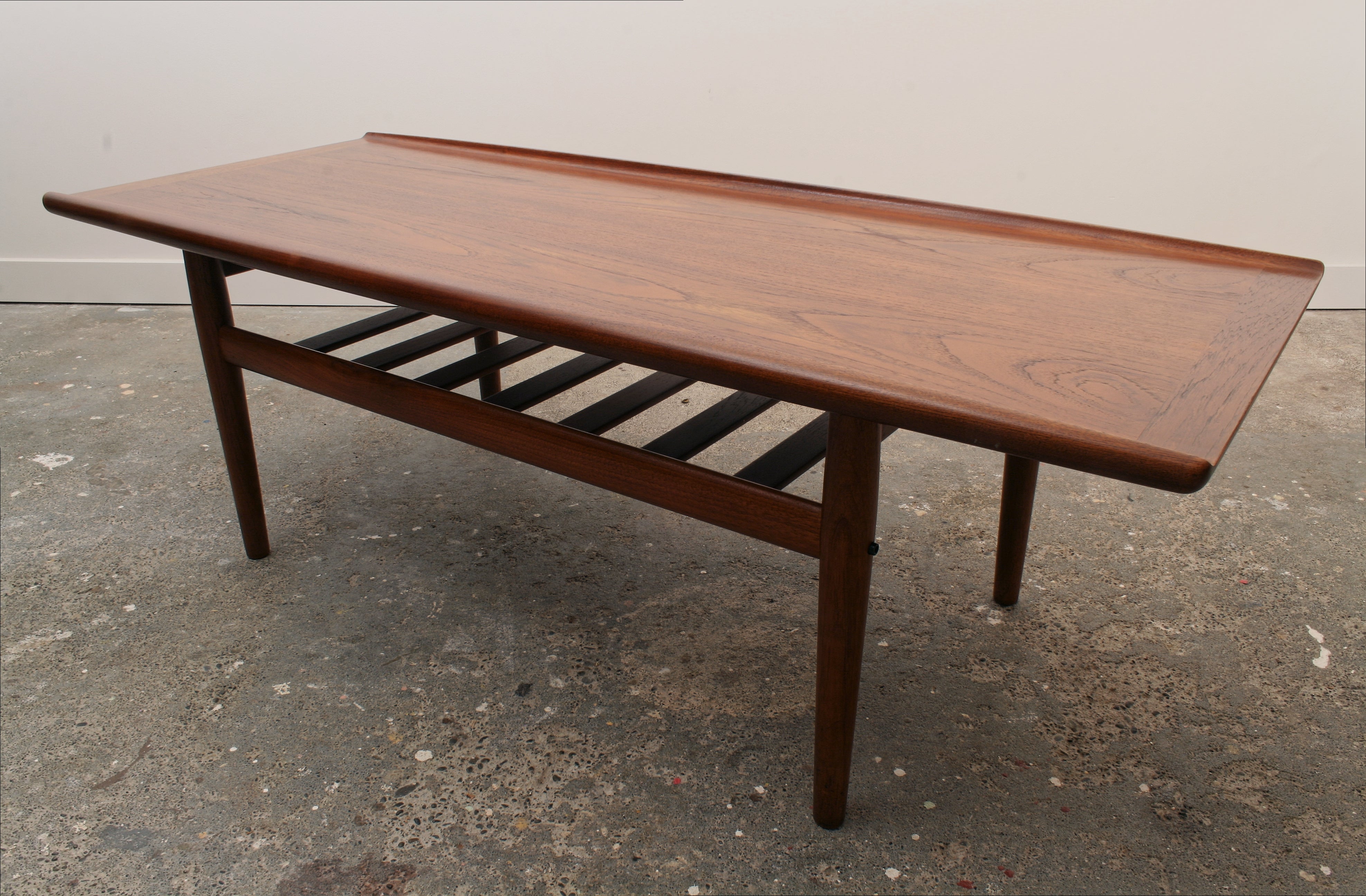Mid Century Danish Teak Coffee Table by Grete Jalk. Manufactued by Glostrup. 