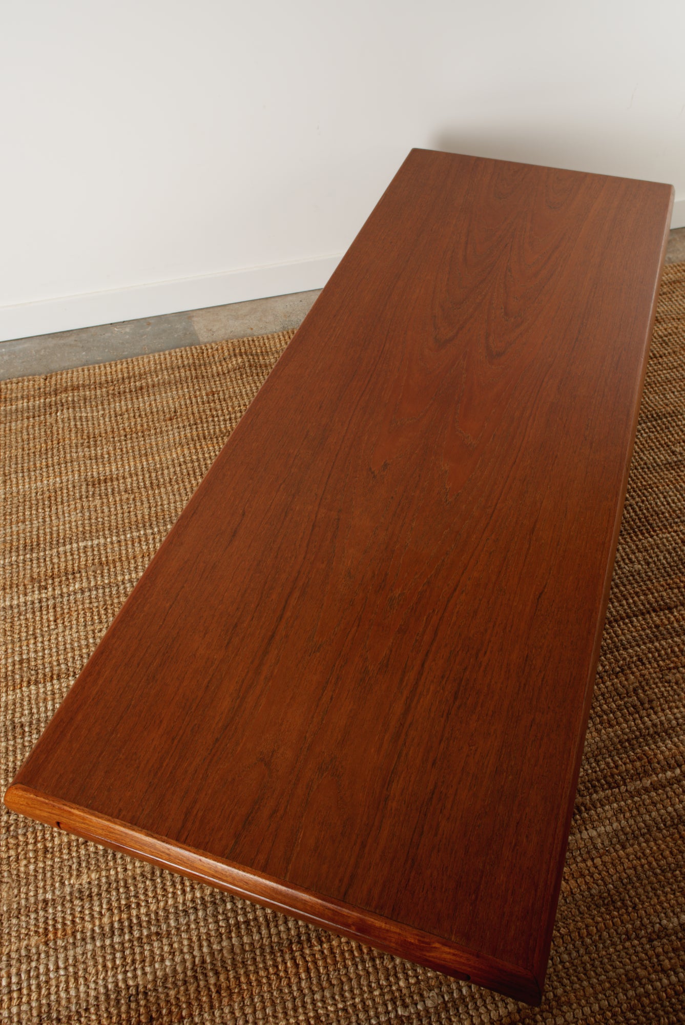 coffee table seen from above showing top closer up