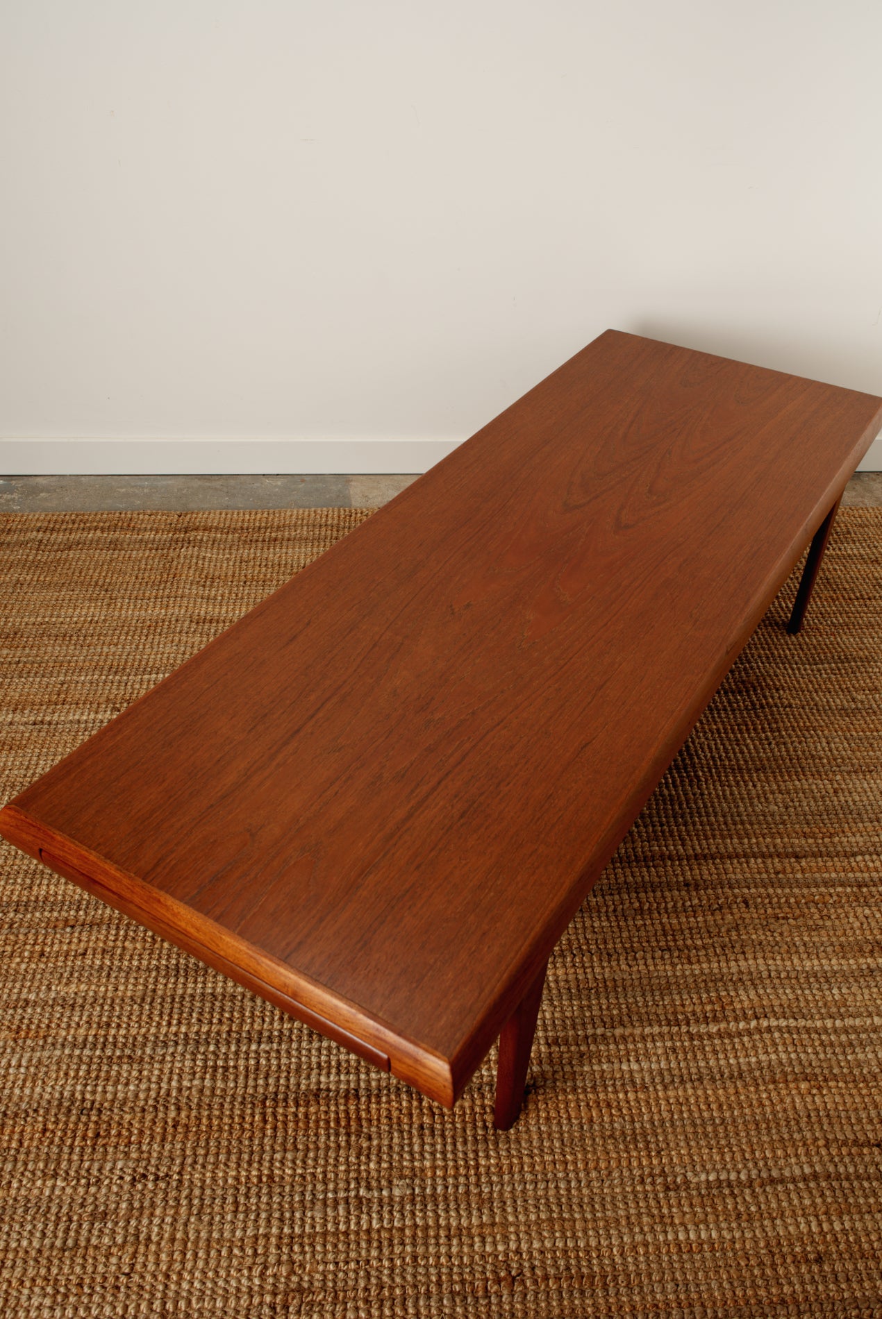 coffee table seen from above showing top.