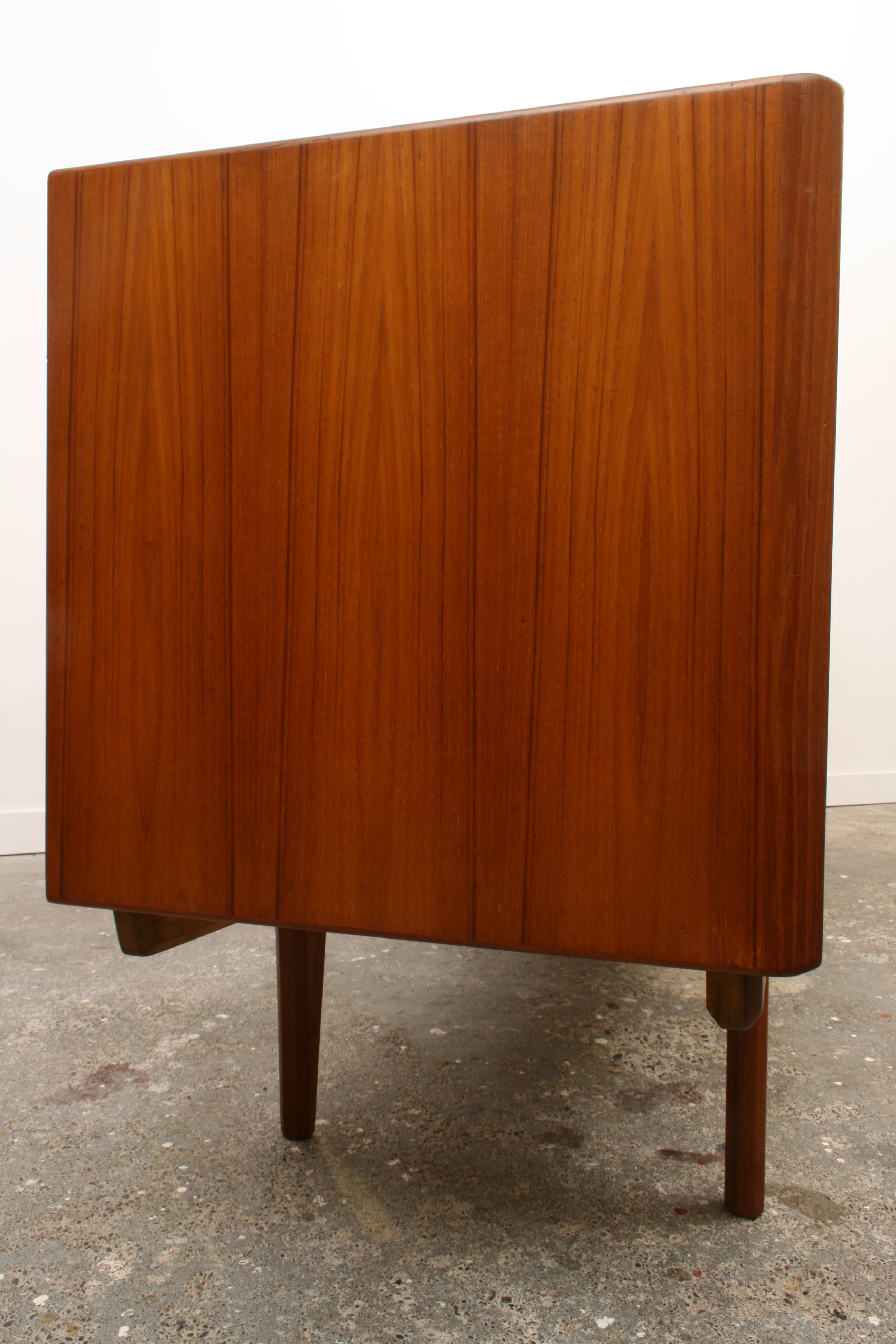 Danish Teak Tambour sideboard left end panel