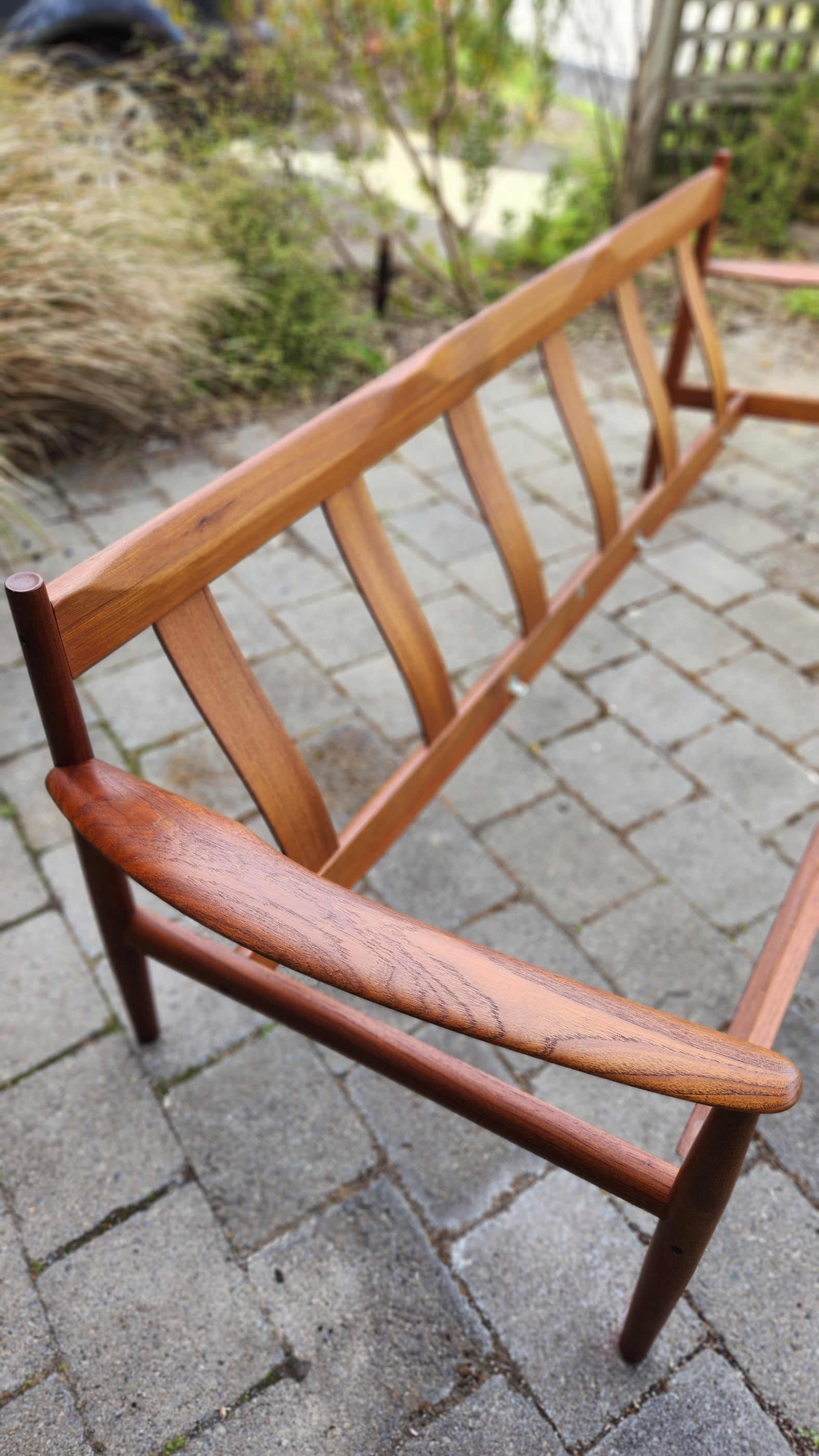 Gete Jalk model 118 sofa in Teak. from above