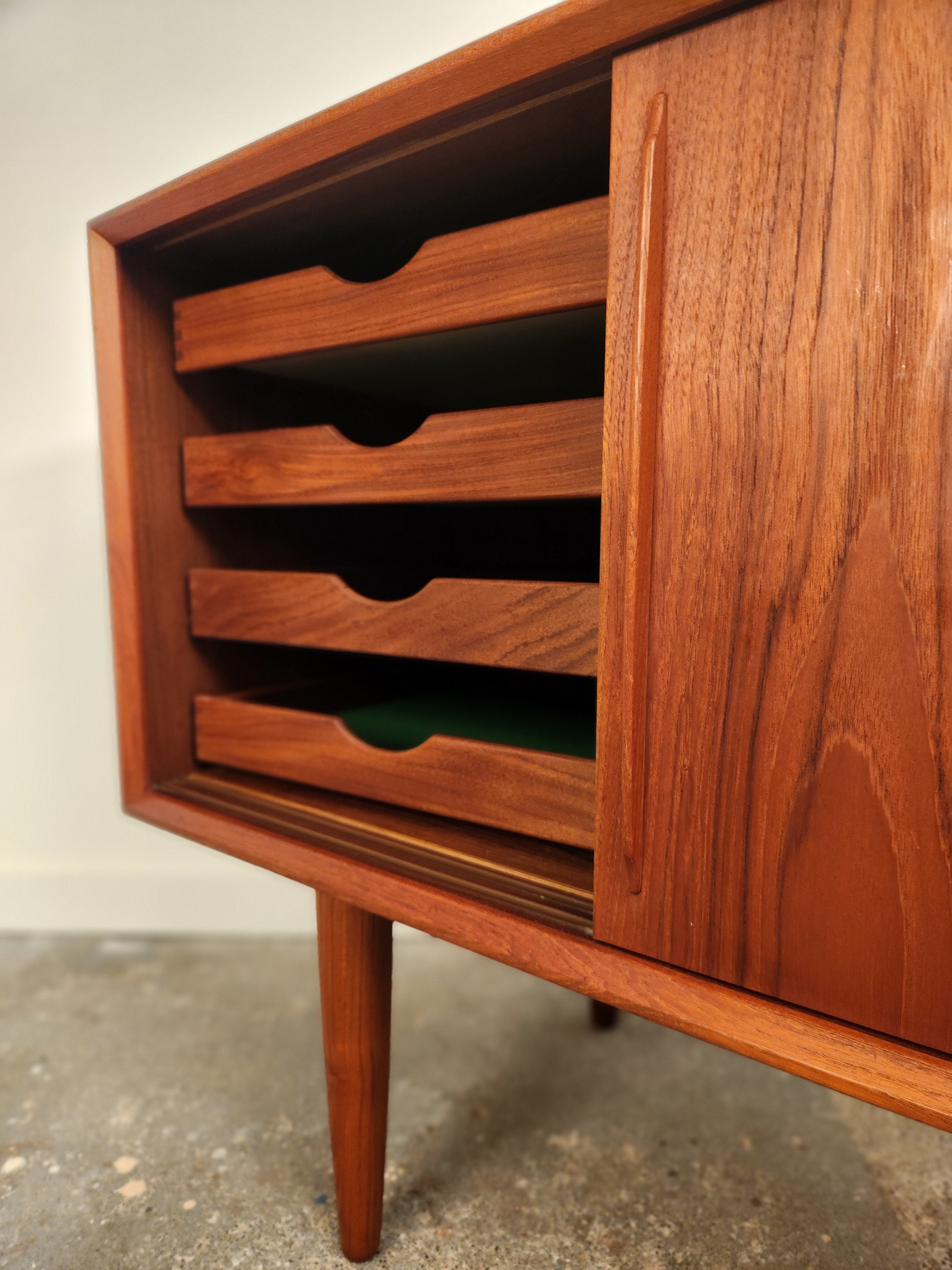 Danish Teak Sideboard by H P Hansen