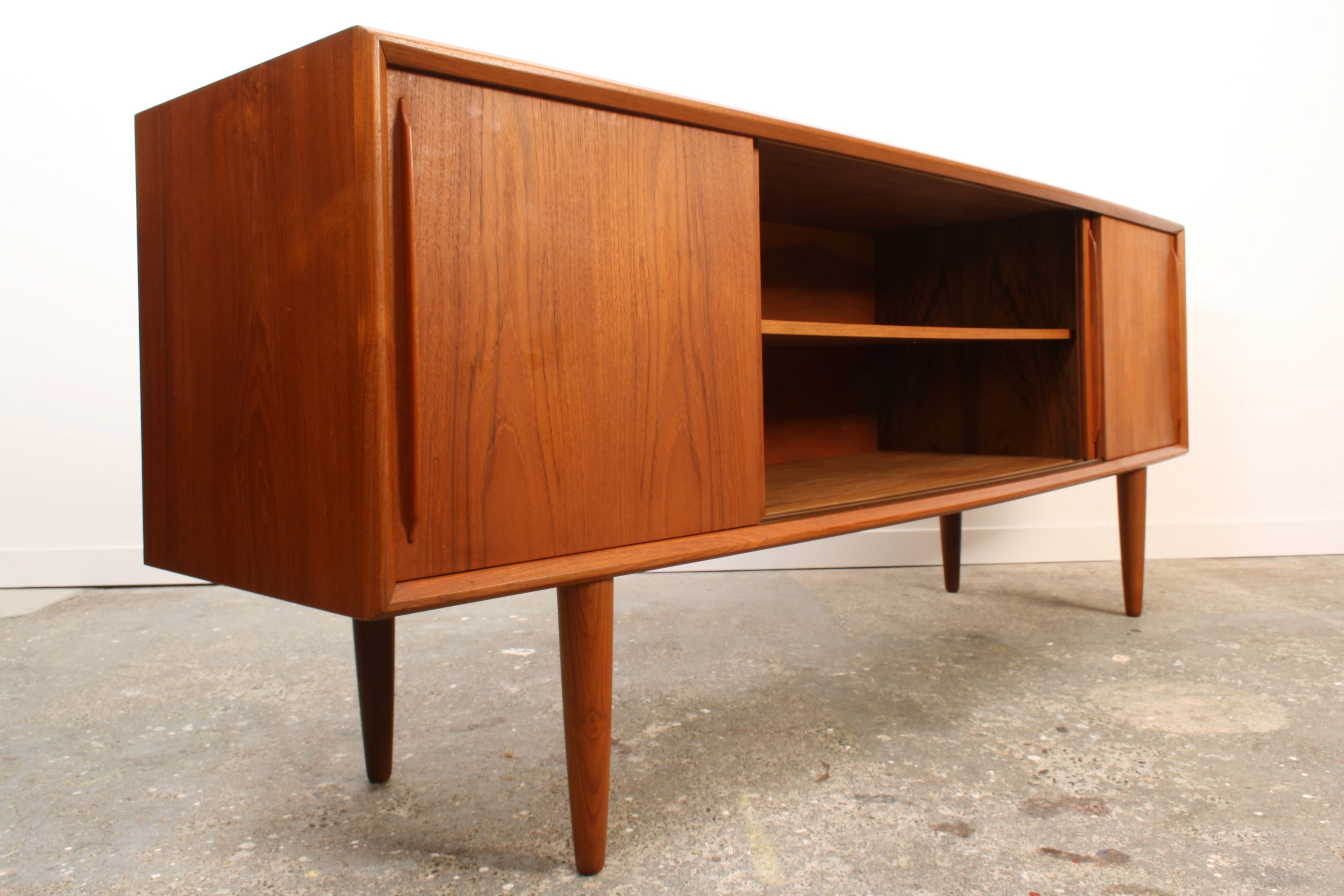 Danish Teak Sideboard by H P Hansen