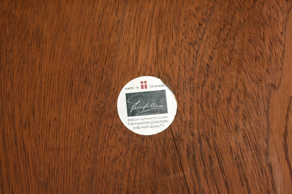 Closeup of Arne Hovmand-Olsen badge