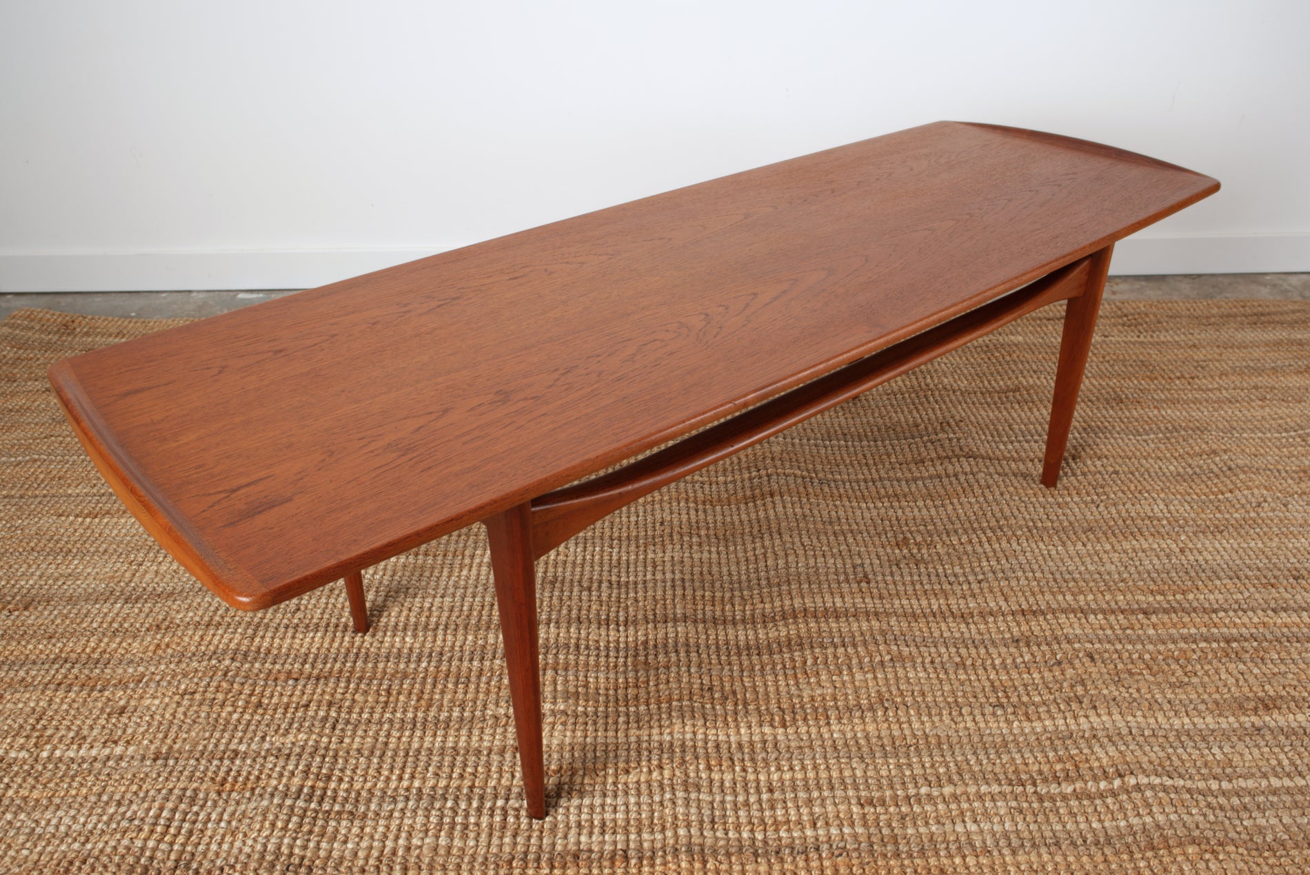 Tove and Edvard Kindt-Larsen coffee table highlighting the top
