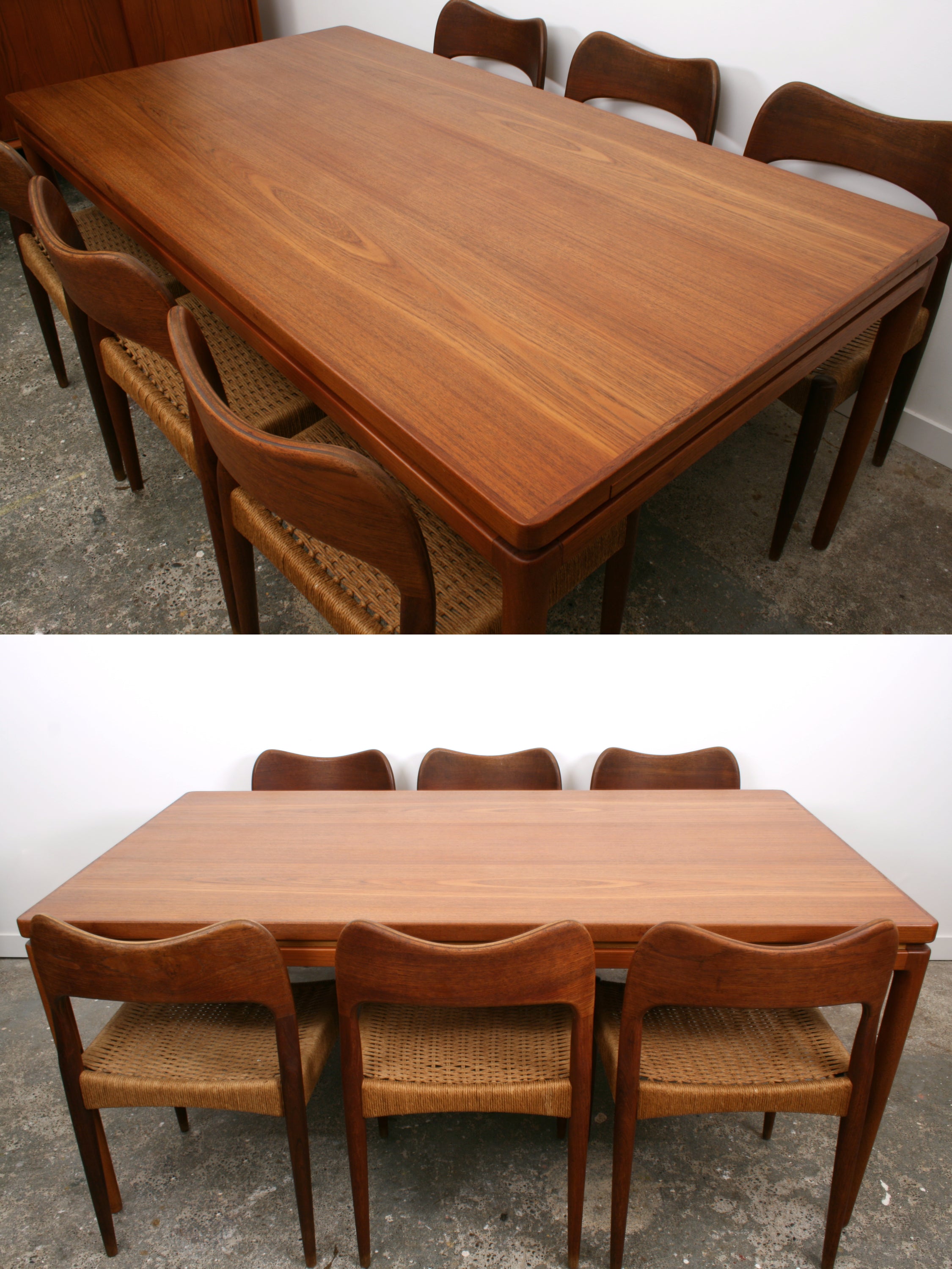 Danish Dining Table by Johannes Andersen for Christian Linneberg
